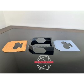 Universal, For Axial, For Losi, For Team Losi, For Traxxas, SCX24, Panda Hobby Custom 1:18 Scale Flatbed for TRX4M, TRX4M High Trail & Other Model Vehicles - Wood Grain, Black Carbon Fiber, Standard