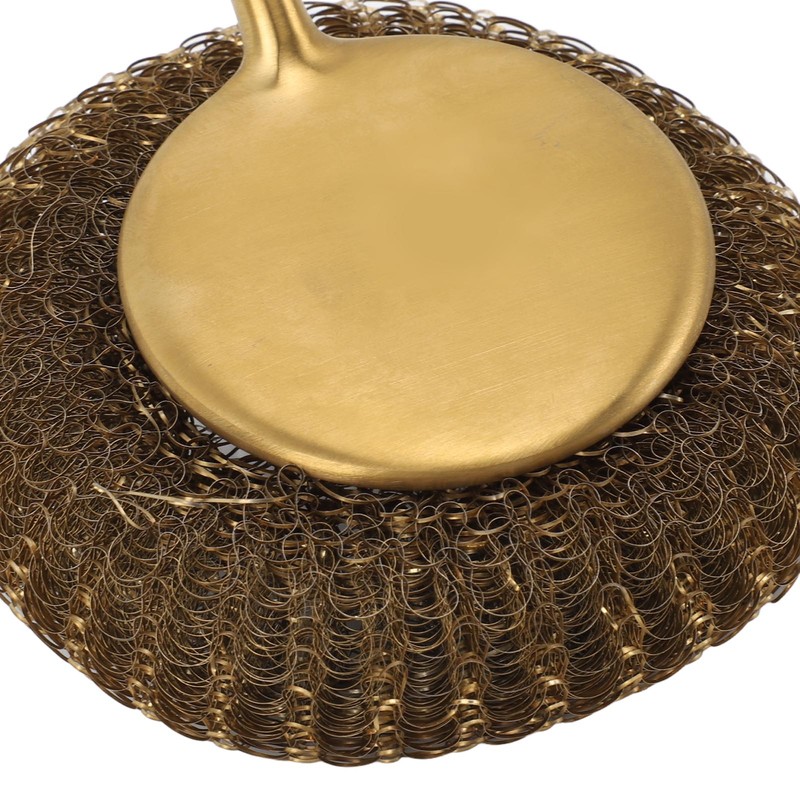 Long Handle Steel Wool Scrubber Deep Clean Rustproof Stainless Steel