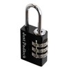 HIT JP-330 Adjustable Number Padlock, JP-330, Black