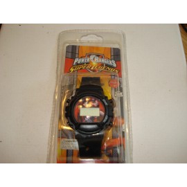 M.Z. BERGER NEW RED RARE POWER RANGERS SUPER LEGENDS LCD DIGITAL WATCH M.Z. BERGER