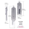 Tenchilon T4 Compact Retractable Box Cutter Utility Pocket EDC Knife