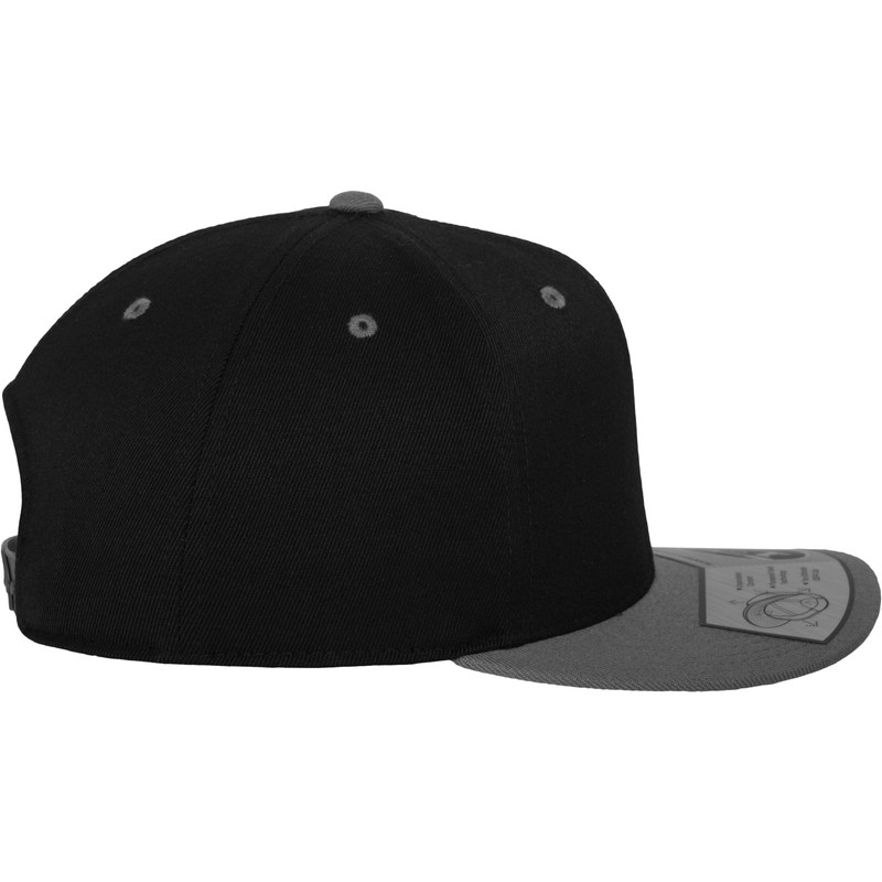 Flexfit 110 Fitted Snapback, Farbe Black/Grey