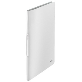 Leitz 39580099 A4 Display Book, 20 Pockets, 40 Sheet Capacity, Transparent Pockets, Arctic White, Style Range, 39580004