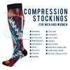Nander Native American Tapestry Patterns Compression Socks Women Men Knee
