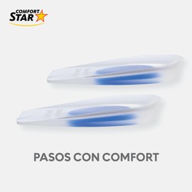 Taloneras de Gel Punto Azul: Alivio del Dolor de Espolón Calcáneo y Máxima Comodidad para Pies Sensibles, Unitalla