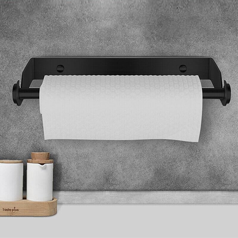 AIMALL Paper Towel Holder Under Cabinet Wall Mount Stainless Steel