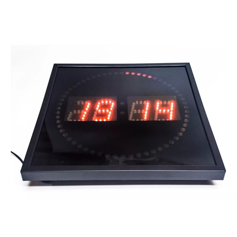 Gadiz Reloj Pared Digital Gadiz Cuadrado Gigante Elegante Segunder