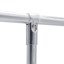 Housoutil 4 pieces stainless steel T-pipe clamps 25 mm, T-piece pipe connector made of 304 stainless steel, T-clamp for 25 mm pipes, pipe connector T-piece for wire mesh fence end clamp plates