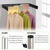 JolyBay Wall Mounted Laundry Drying Rack, Retractable Clothes Drying Rack
