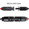 CERRXIAN 10AWG SAE to Male & Female Adapter 10AWG Cable