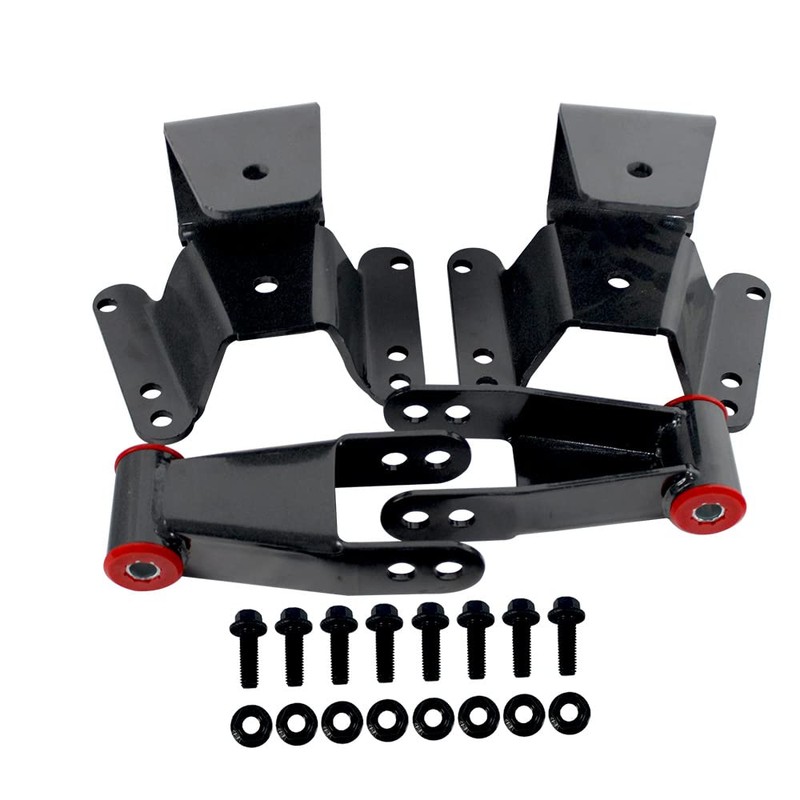 BST BSSP 4" Lowering Drop Set Spring Shackle and Hanger