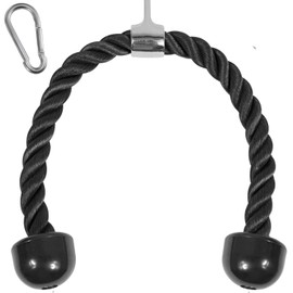 Yes4All SX2G Corda per tricipiti, 68,6 cm - Nero