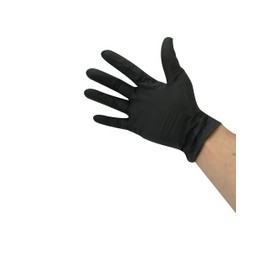 KingSeal 1000 Count UltraBlack Nitrile Exam Gloves, Medical Grade, Powder Free, Size SMALL, 4 MIL, Textured Fingertips, Made in Malaysia - 10 Boxes of 100 Gloves