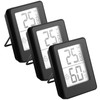 Digital Room Thermometer,3 Pack Indoor Hygrometer Thermometer Mini Digital Temperature
