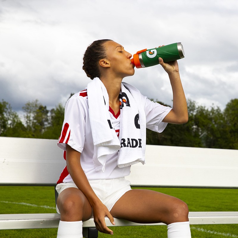 Gatorade Stainless Steel Sport Bottle, 26oz, Double-Wall Insulation