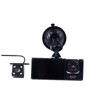 3 Channel Dash Cam 170° Front Viewing Angle Three Way