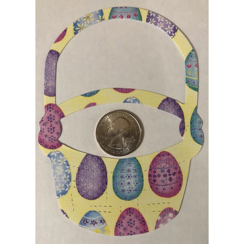 Craft-N-Shed • Handmade EASTER BASKET LG.Die-Cuts (4pc)Approx.4-