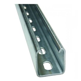 Electrical Galvanised Steel Channel (Strut) & Accessories (1m 41mm x 41mm Slotted Channel Strut)