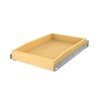 Wooden Pull out Cabinet Organizer 15" W x 21" D