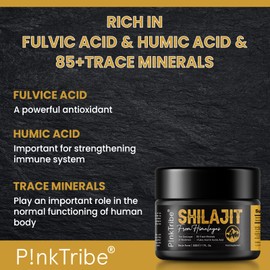 Shilajit Resin, Original Himalayan Shilajit 30g - Gold Grade 100% Pure, Rich in Fulvic & Humic Acid, Minerals, Immune System & Vitality Booster, Vegan (Pack of 3)