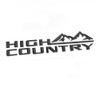 3pack OEM High Country Emblems Side Tailgate Badges 3D Letters
