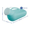 Maximex Urin-Flasche Unisex - Mit dichtem Verschluss, Polyethylen, 32.5 x