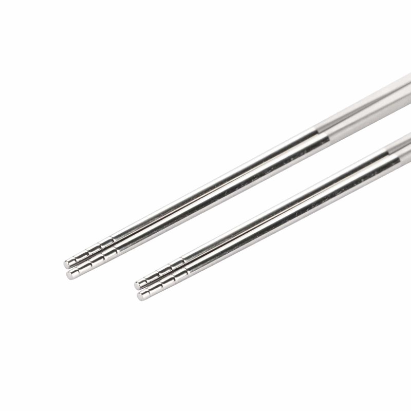 SILVERANT Titanium Chopsticks, Lightweight Titanium Travel Cutlery Camping Set for