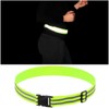 SquEqu 2 Pack Reflective Sash Elastic Stretchy Reflective Bands High