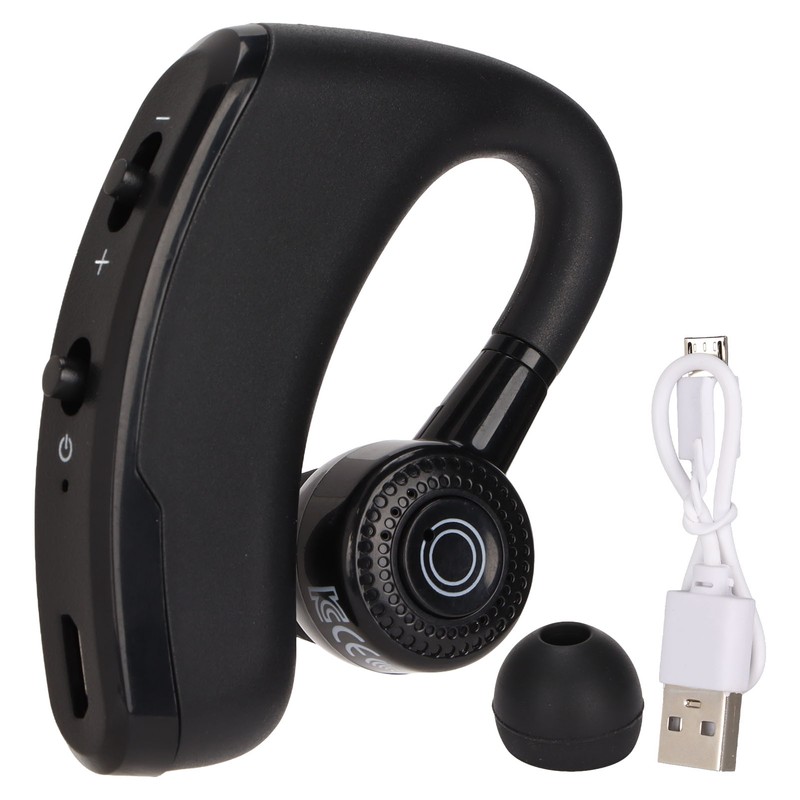 V9 Single Ear Bluetooth Earphone Wireless Ear Hook Earphone Sports