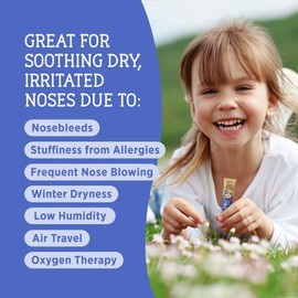 Matys Kids Nasal Ointment, Gentle Moisturizer for Children Ages 2Yrs +, Dry Nose Relief from Nose Bleed, Allergy, Clean Saline Alternative, 0.5oz Tube