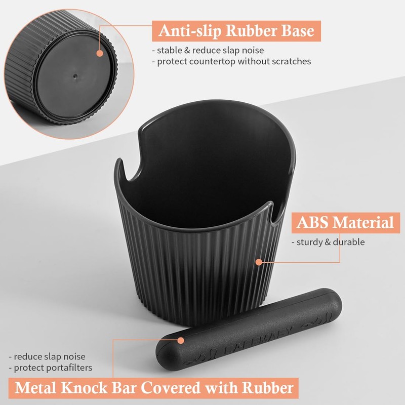 Coffee Knock Box for Espresso Machine - Small Size Stable
