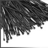 Pack of 100 small cable ties (Black) approx 100mm