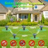 10 Pack Mole Repellent Solar Powered Snake Repellent for Yard-