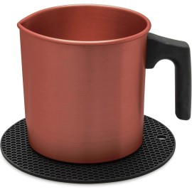 Off Tenth 60 oz Candle Pouring Pot + Silicone Pot Holder, Heavy Duty Pitcher Melter Candle