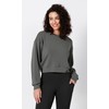 ODODOS Modal Soft Long Sleeve Cropped Sweatshirts for Women Oversized