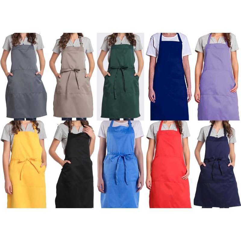 Khoji & Meeni Aprons with 2 Pockets Unisex Men Aprons