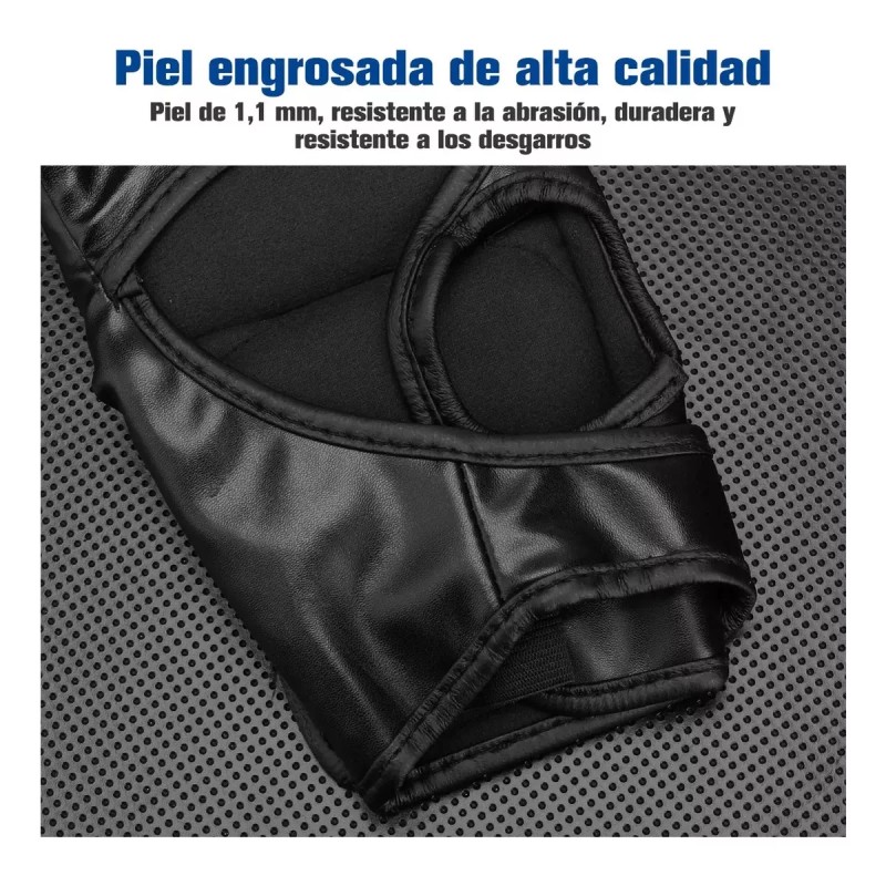 DIUNASENGTECH. Guantes Entrenamiento Medio Dedo Kickboxing Box Fighter Muay