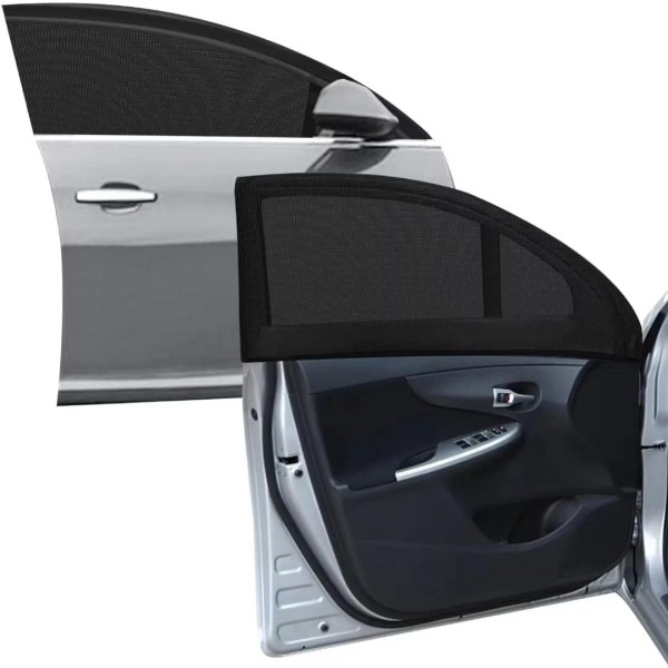 hxontheway 2pc Rear Window Shade for Car Baby UV-Blocker Cling
