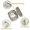 Alise Gate Latch Slide Bolt Latches Lock,Large Size Safety Double