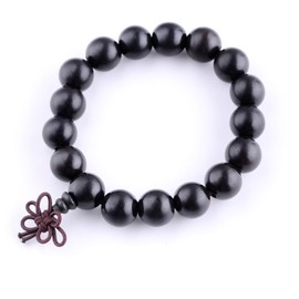 Luos Cultural Goods Dark Color Bodhi Beads Tibetan Buddhist Prayer Bracelet Mala - W065-A …