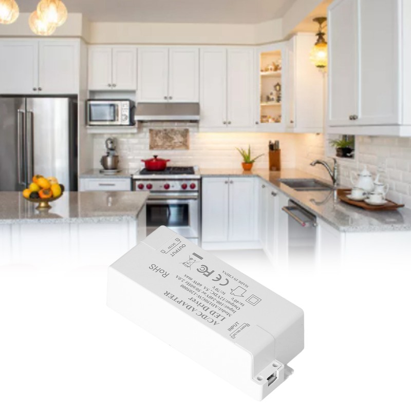 60W LED Driver Transformer Input AC100‑240V Output DC12V 5A DIY