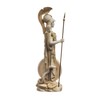 BeautifulGreekStatues Athena With Owl Medusa Holding Shield Greek Goddess Alabaster