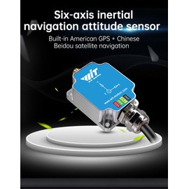 [Industrial Grade Beidou] WitMotion WTGAHRS3-TTL 6-Axis Inertial Navigation GPS-IMU Accelerometer + Gyroscopes + Angle (Static 0.05°, Dynamic 0.1°) + Latitude and Longitude Sensor