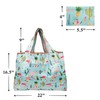 allydrew Large Foldable Tote Nylon Reusable Grocery Bag, Bumble Bees