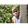 1957 John F. Kennedy wearing sunglasses  11 x 14" Photo