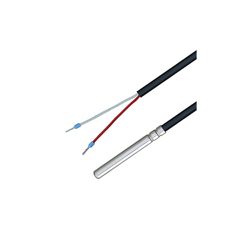 iOVEO 035HP01203 PT100 Temperature Sensor with PVC Cable 105°C, Temperature