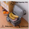 BAGGONA Insulated Lunch Bag with Compartments, lunch box for men/women,