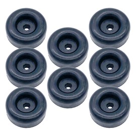 8 Rubber Bumpers for Trailer Ramp Door Truck 2.5" Round Replacement Cargo Stop (8)