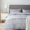 Lekesky Duvet Cover Double Size, Comforter Covers with Chic Triangle
