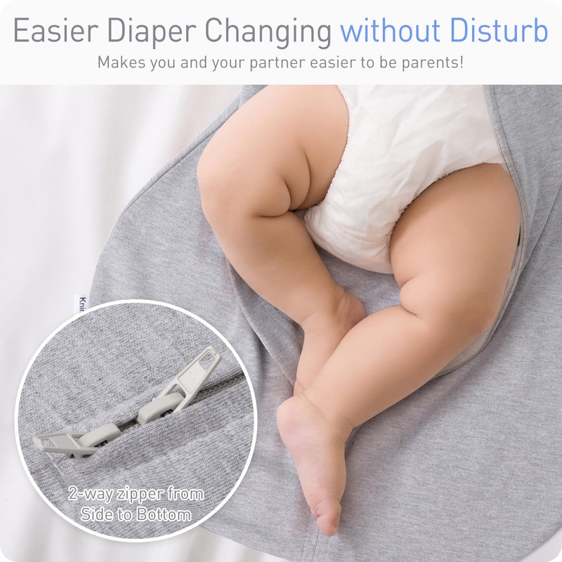 Knirose Swaddling Sack Baby Transition Sleeping Bag with Anti-Scare Function,